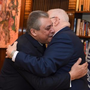 נשיא ושגריר. צילום: מארק ניימן/לע"מ