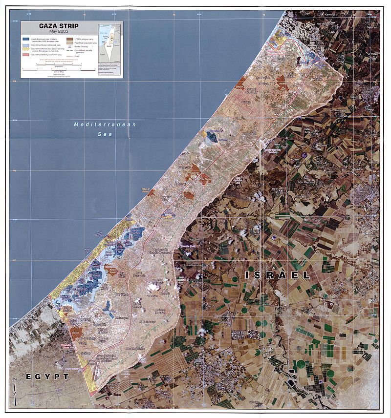 מפת הגוש לפני ההתנתקות