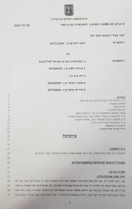 כתב תביעה לשון הרע שהגיש רחמים יוסף לבית המשפט